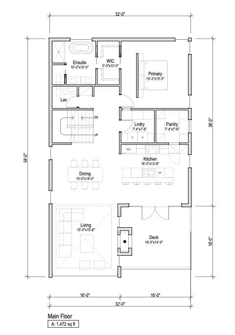 Skyhawk main floor plan